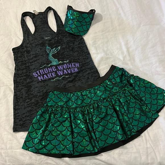 Sparkle Athletic Other - Sparkle Athletic Skirt/Visor/Tank